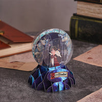 Magic Crystal Ball Castle Greeting Card