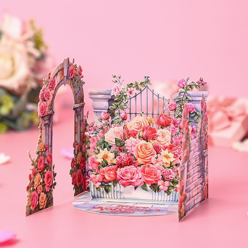 Romantic Garden 3D Pop Up Card