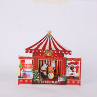 Christmas Circus Theater 3D Pop Up Card