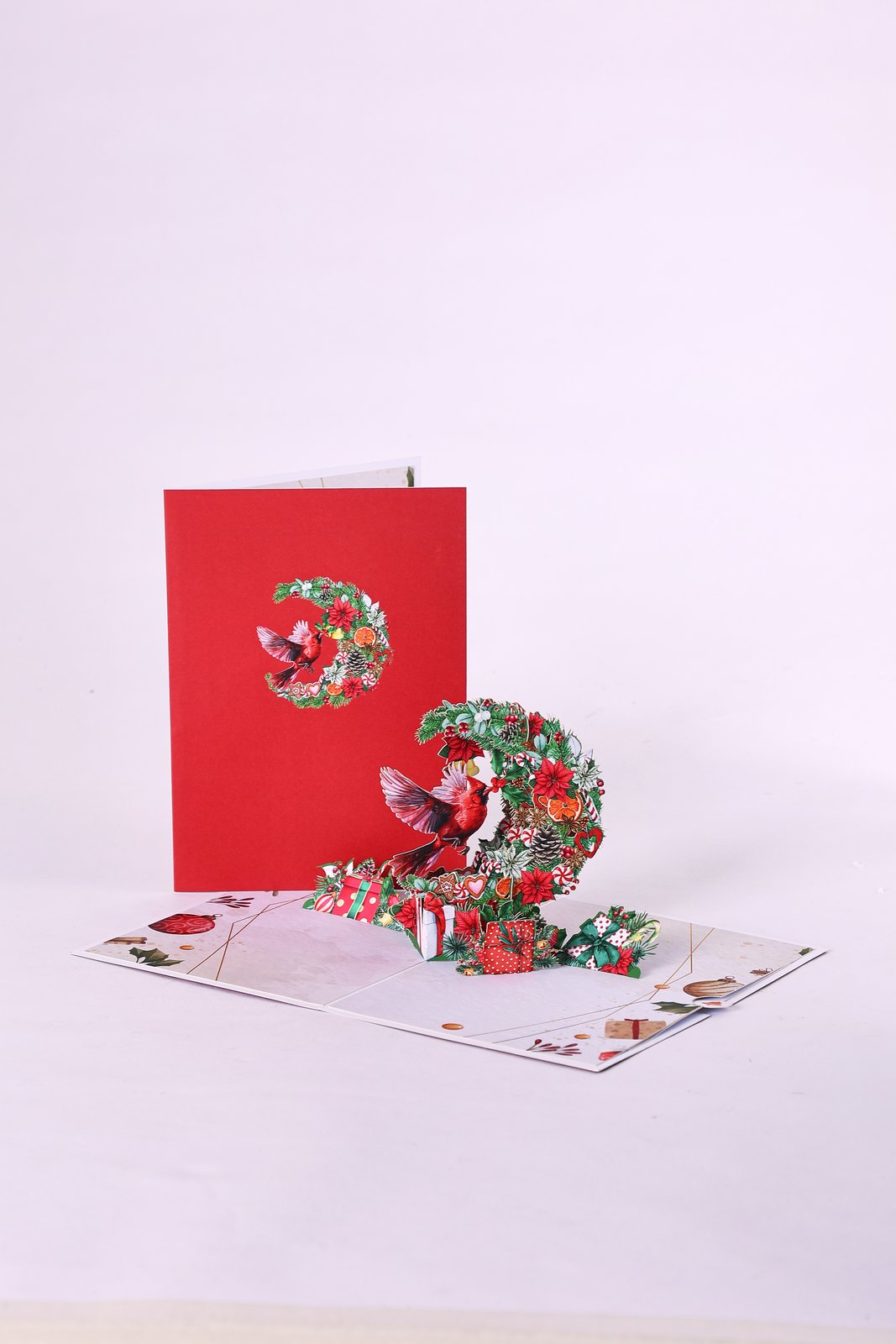 Christmas Bird Pop Up Card