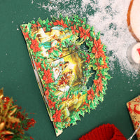 Nativity Poinsettia 3D Pop Up Card