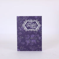 Purple Valentine's Day Flip Pop Up Card