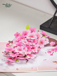 Cherry Blossom Tree 3D Pop Up Card