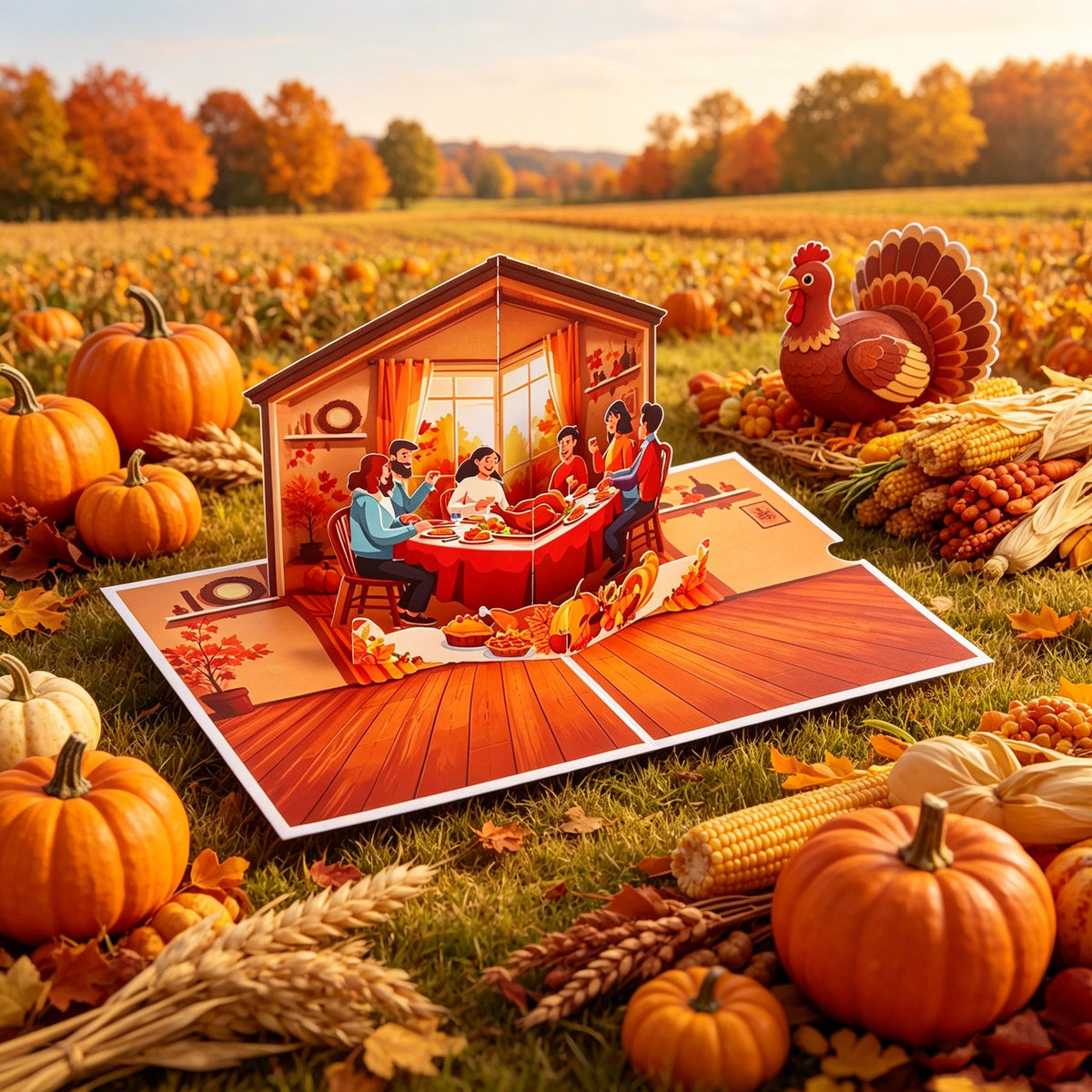 Thanksgiving 3D Pop Up Card