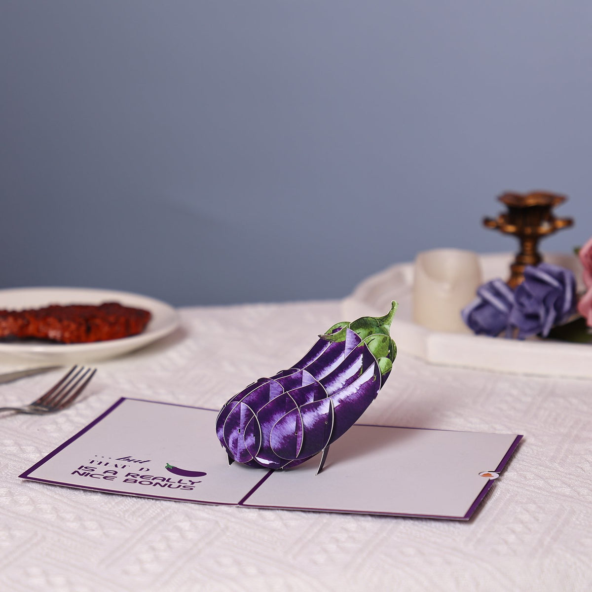 Eggplant Greeting Card