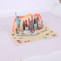 New York City Architecture Pop Up Card
