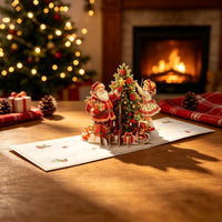 Red Christmas Tree Greeting Card