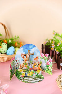 Easter Double Door Pop Up Card