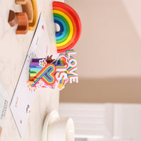 LGBT Pride Valentine's Day 3D Pop Up Card