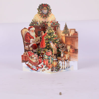 Vintage Christmas Ornament Greeting Card