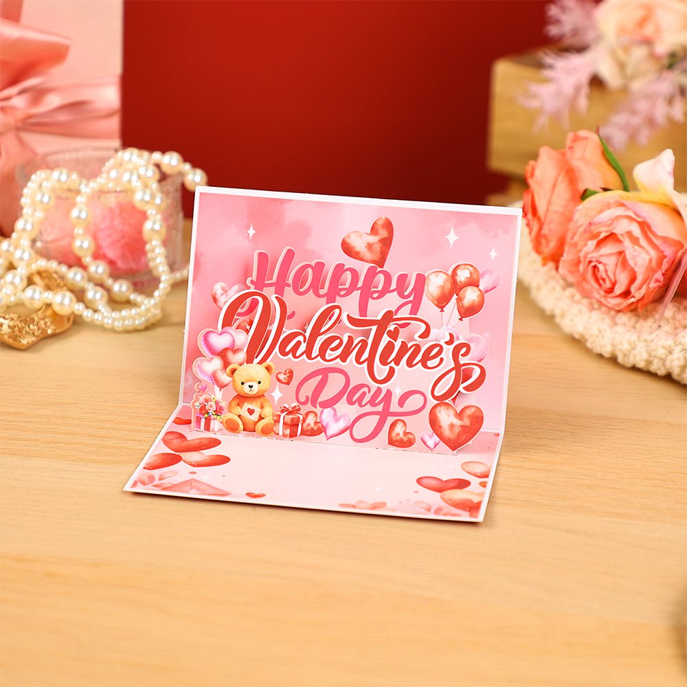 Valentine's Day 3D Pop Up Card