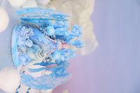 Icy Castle Greeting Card