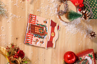 Cat Christmas Tree Double Door 3D Pop Up Card