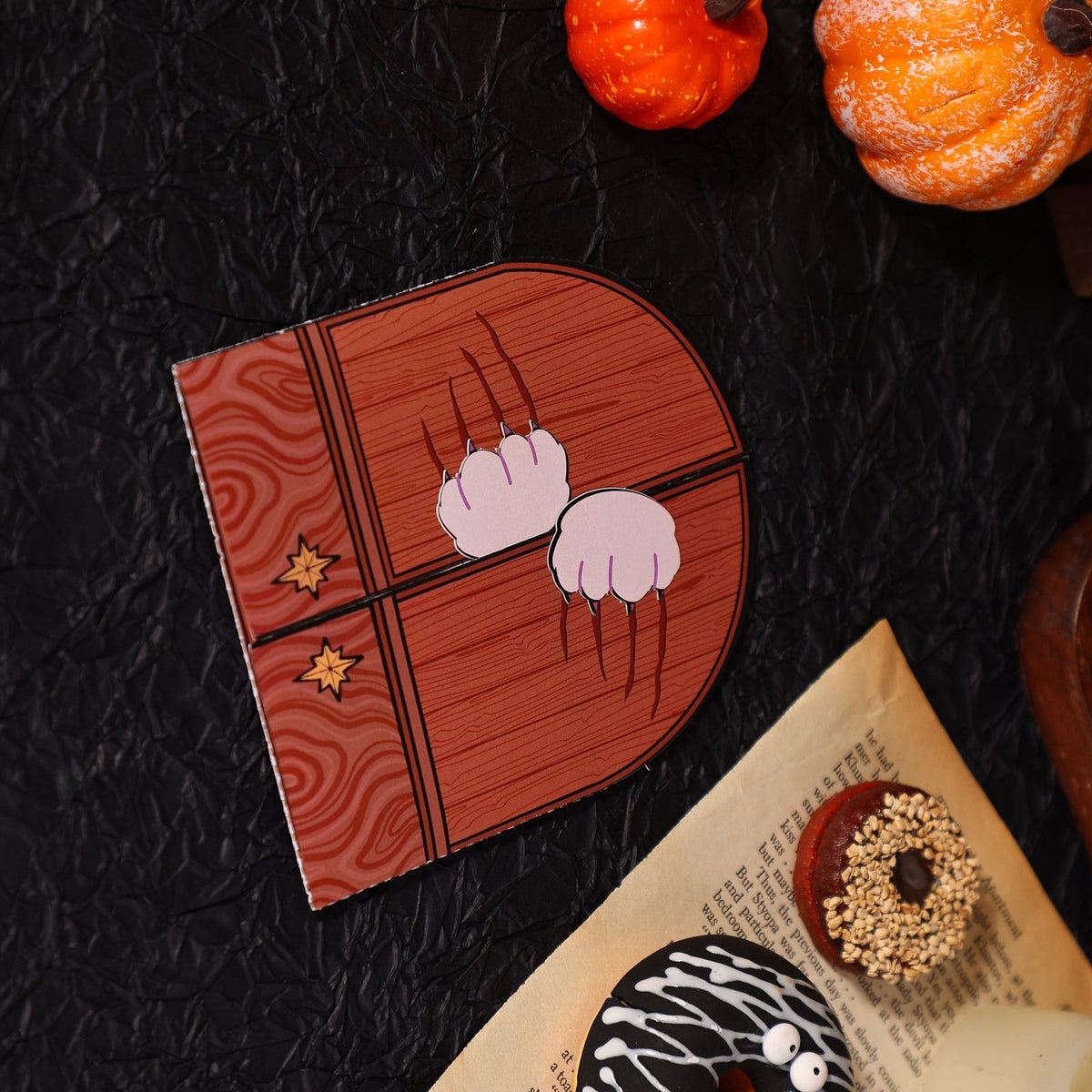 Magic Kitten Double Door 3D Pop Up Card