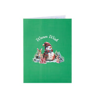 Christmas Tree Woods Greeting Card