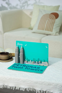Petronas Twin Towers Greeting Card Malaysia