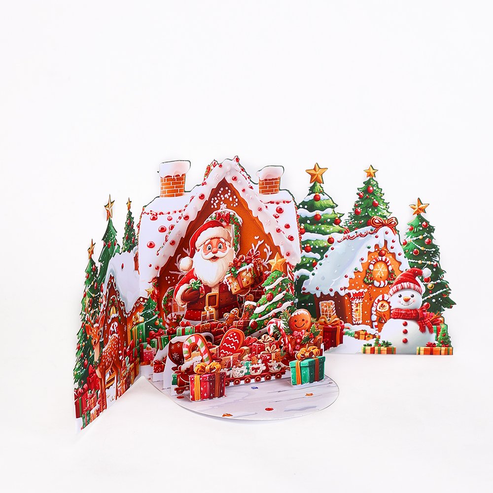 Gingerbread House Message Greeting Card