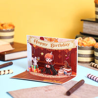 Magic Boy Birthday 3D Pop Up Card