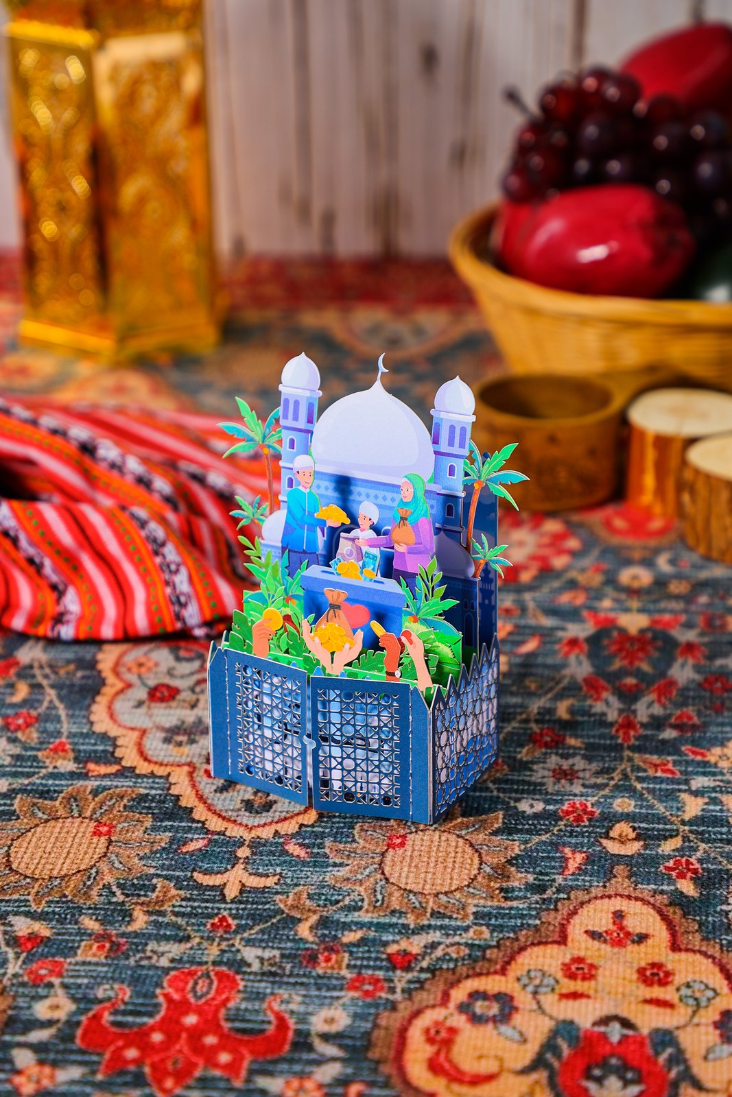 Muslim Eid Mubarak 3D Pop Up Card