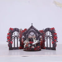 Gothic Skeleton Pop Up Card