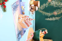 Icy Castle 3D Pop Up Card