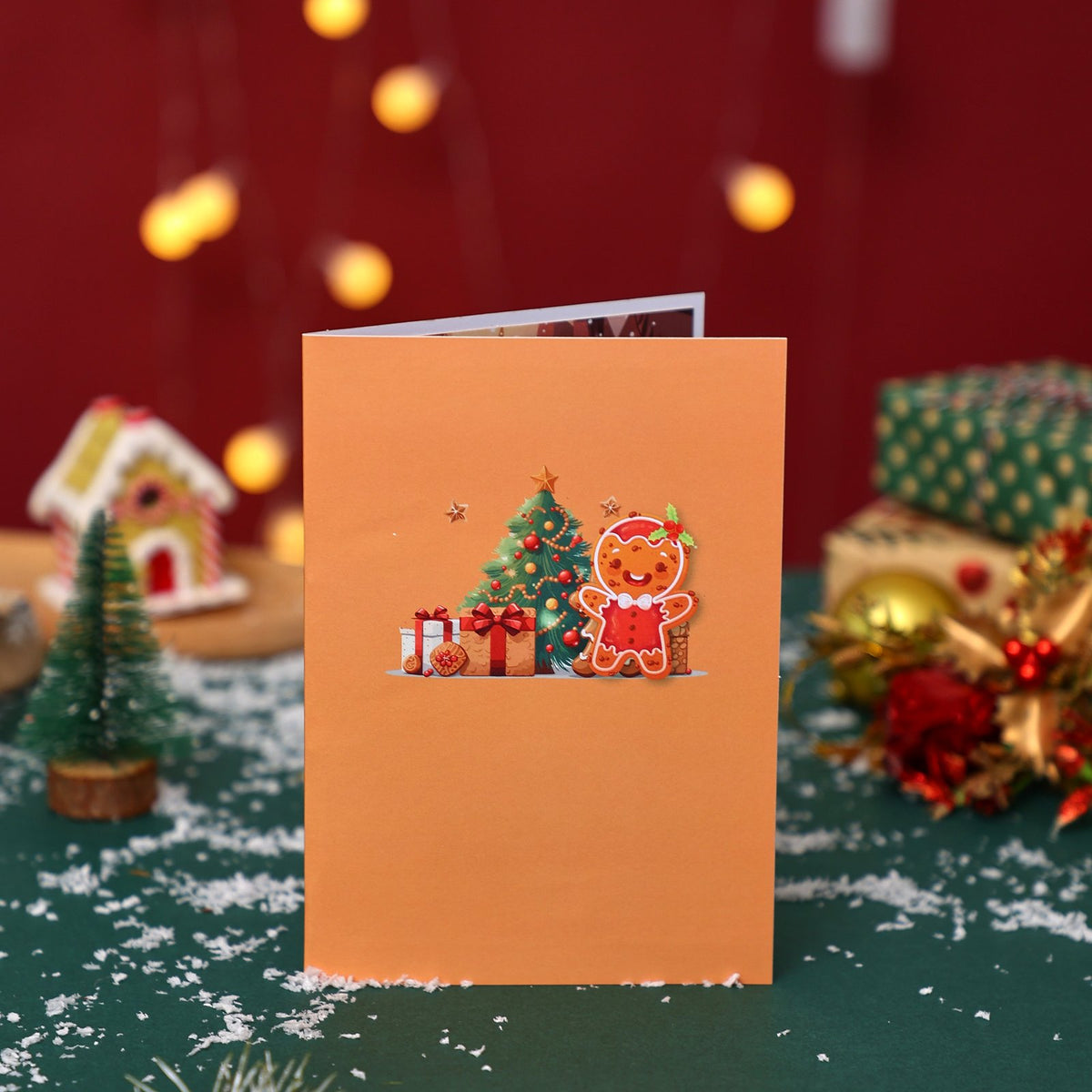 Gingerbread Man Greeting Card