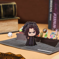 Magic Black Gold Birthday Flip Pop Up Card