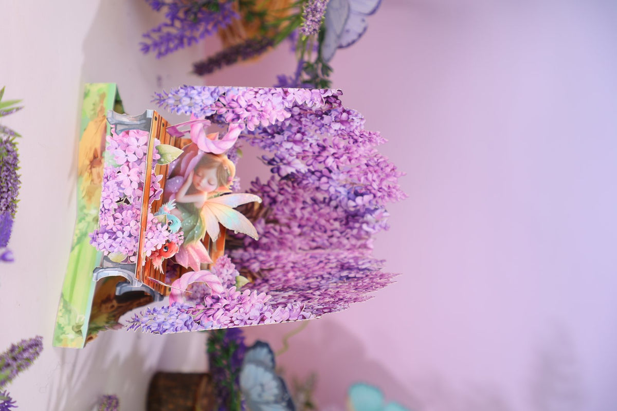 Wisteria Waterfall 3D Pop Up Card