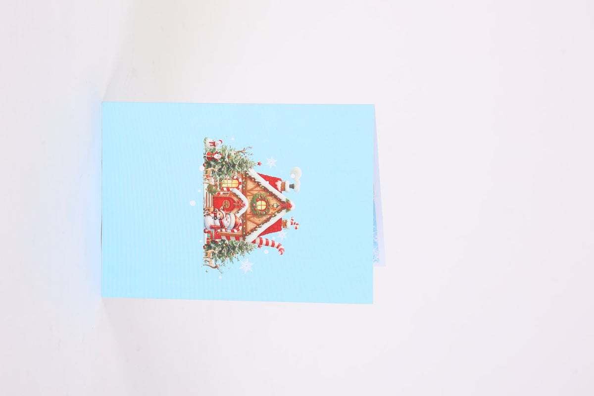 Gingerbread House 3D Pop Up Card