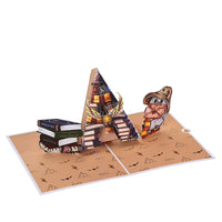 Wizard Hat Flip Pop Up Card