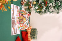 Snowy Night Christmas House 3D Pop Up Card
