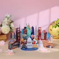 New York Landmarks 3D Pop Up Card