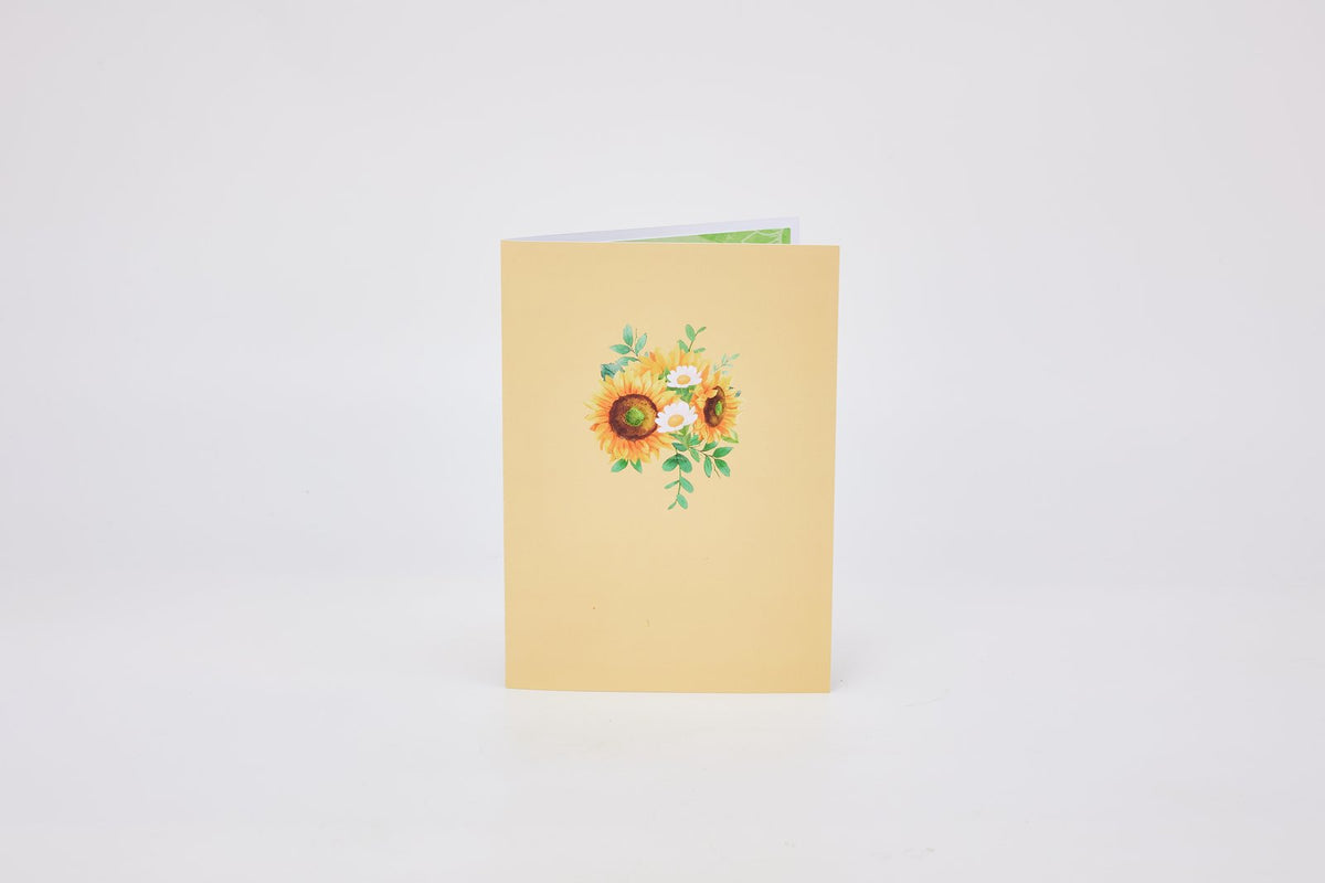 Sunflower Heart Greeting Card