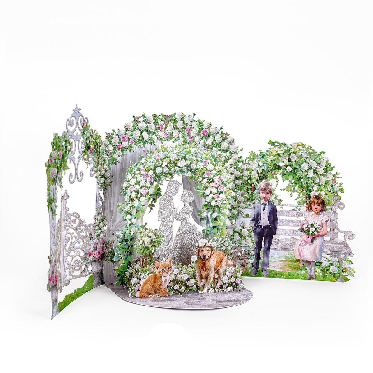 Wedding Live Double Door 3D Pop Up Card