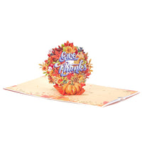 Universal Thanksgiving Thank You Pop Up Card