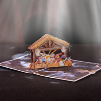 Nativity Watercolor Greeting Card