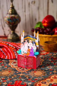 Muslim Kaaba Prayer 3D Pop Up Card