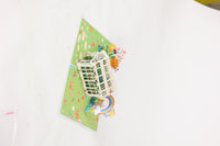 Greenhouse Cat Watering Plants 3D Pop Up Card