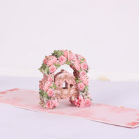 Flower Cart Arch 3D Pop Up Card