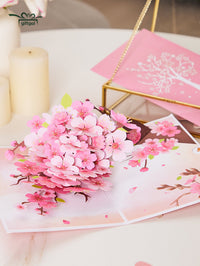 Cherry Blossom Tree 3D Pop Up Card