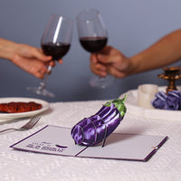Eggplant Greeting Card