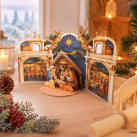 Relief Nativity Greeting Card
