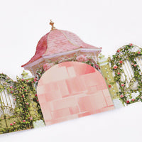 Cupid Rose Garden Valentine's Day Greeting Card
