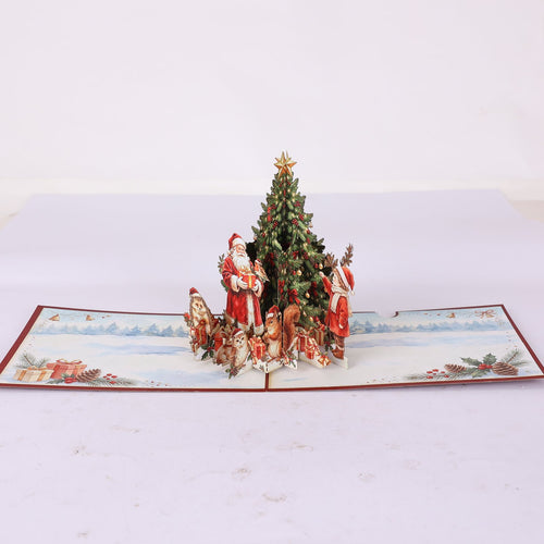 & Mini Christmas Tree Greeting Card