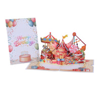 Happy Birthday 180° 3D Pop Up Card