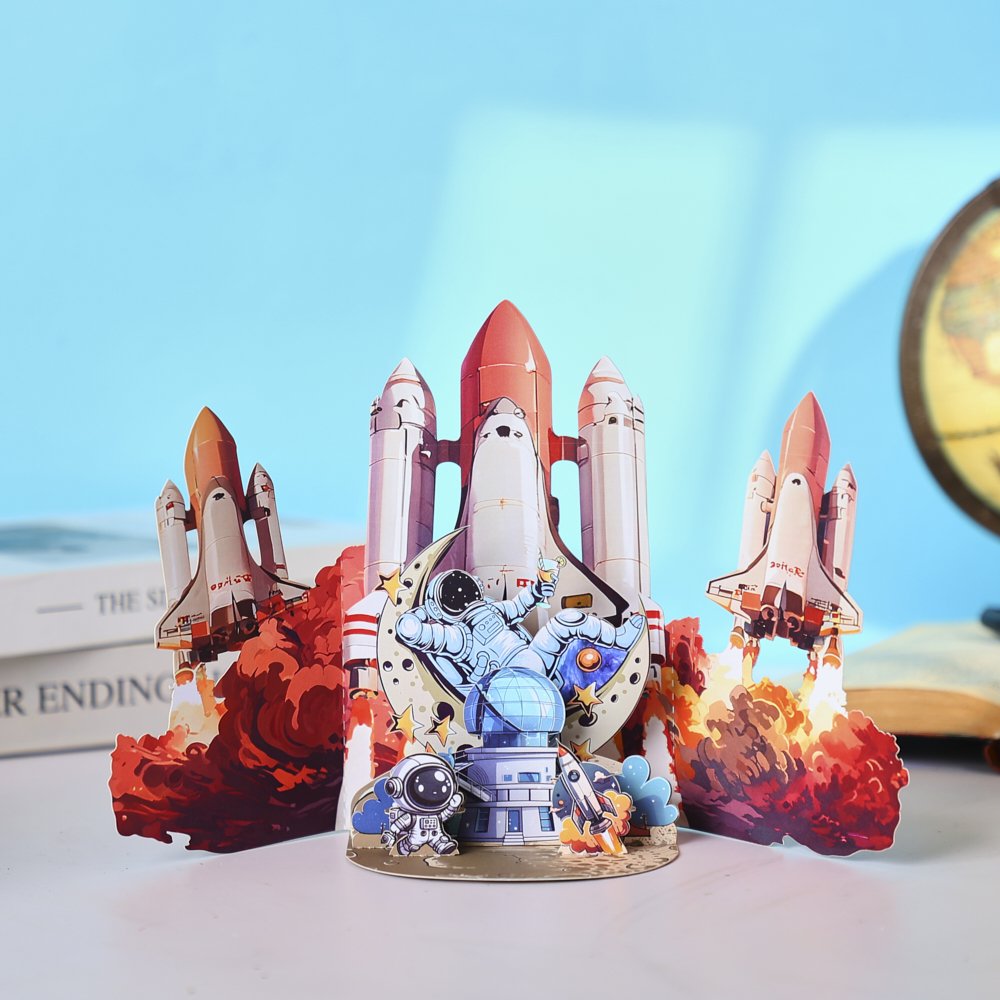 Space Shuttle 3D Pop Up Card