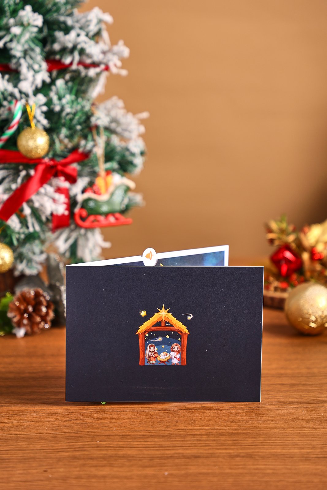 Nativity Cartoon Greeting Card