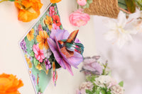 Hummingbird Floral Greeting Card