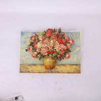 Rose Flower Vase 3D Pop Up Card