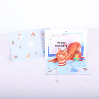 Cat Birthday 3D Pop Up Card